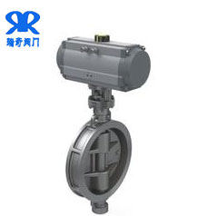 硬密封對夾氣動<a href='http://qdvulug.cn/Product/diefa/' target='_blank'>蝶閥</a>